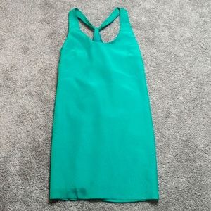 JCrew jade green halter dress